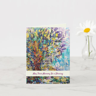 Carte Que leur mémoire soit une bénédiction