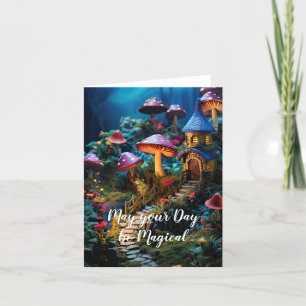 Carte Que votre journée soit magique - Fairy Garden