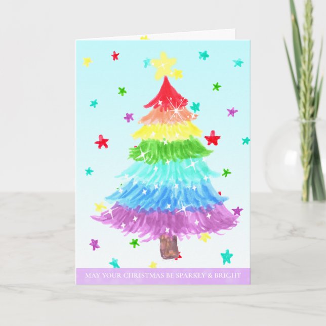 Carte Que votre Noël soit brillant et éclatant (Devant)