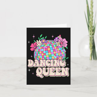 Carte Queen Danse Chemise Rétro Danse Maman les années 7