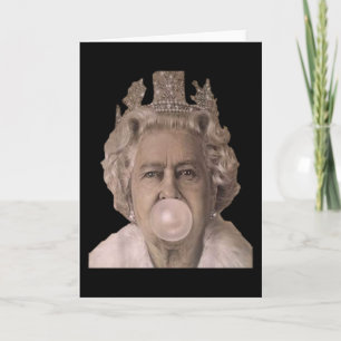 Carte Queen Elithabeth England Uk bubblegum