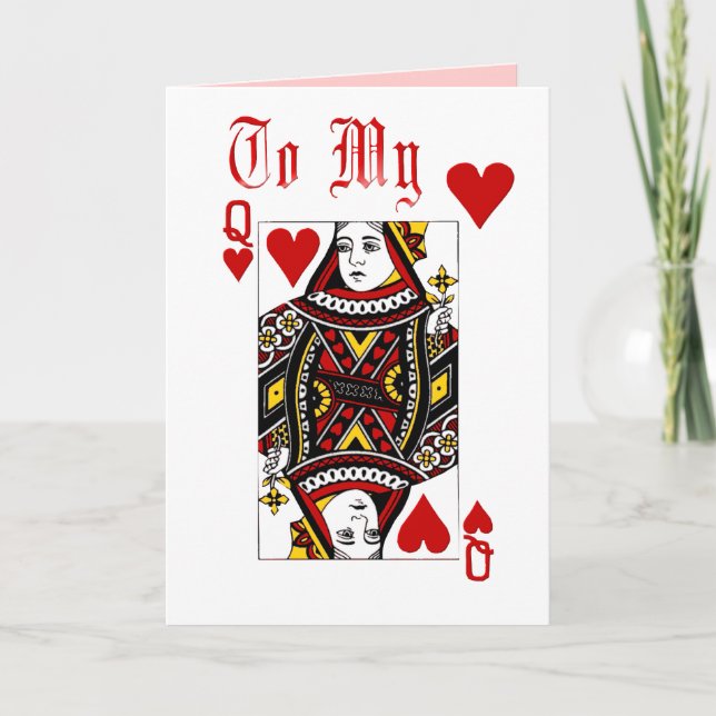 Carte Queen Of Hearts (Devant)