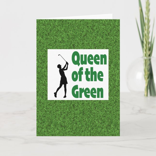Carte Queen of the Green golf (Devant)