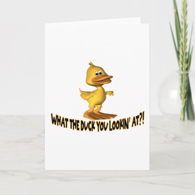 Carte Quel Canard (Devant)
