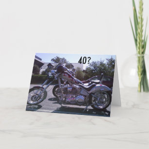 Carte QUELLE BALADE IL A ÉTÉ-40ème ANNIVERSAIRE