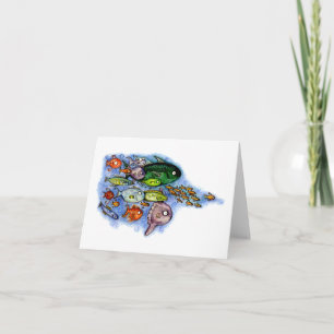 Carte Quelque chose est pêché