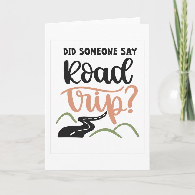 Carte Quelqu'un a dit Road Trip ? (Devant)