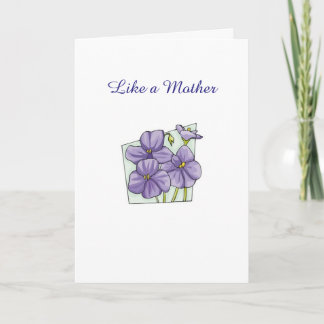 Carte Quelqu'un comme une mère