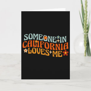 Carte Quelqu'un en Californie m'aime 