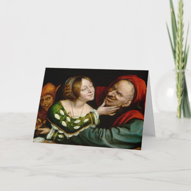 Carte Quentin Matsys - Amateurs jumelés (Devant)