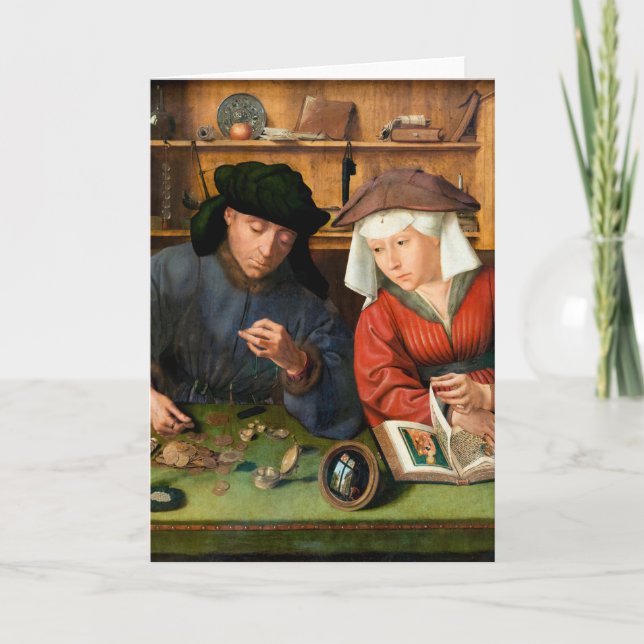 Carte Quentin Matsys - Le Moneylender et sa femme (Devant)