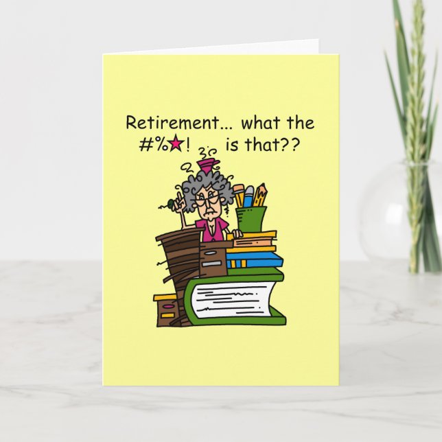 Carte Qu'est-ce que l'Humour de retraite (Devant)