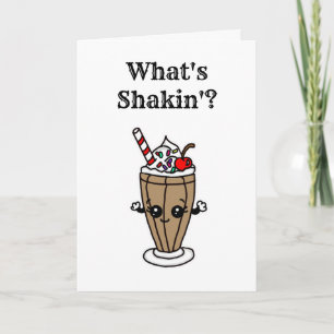 Carte Qu'est-ce que Shakin ?   Amitié au chocolat Milksh