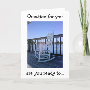 CARTE QUESTION D'ANNIVERSAIRE ? ROCK OU ROCK ET ROLL ?