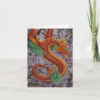 Carte Quetzalcoatl-carte pour notes