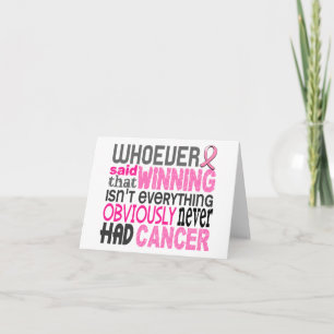 Carte Qui A Dit Le Cancer Du Sein