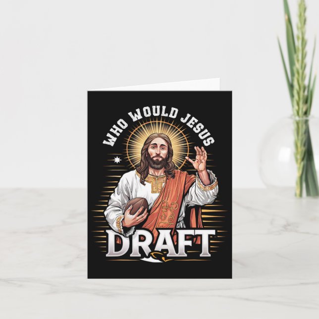 Carte Qui Jésus Ébauche Le Fan Christi Du Football Imagi (Devant)