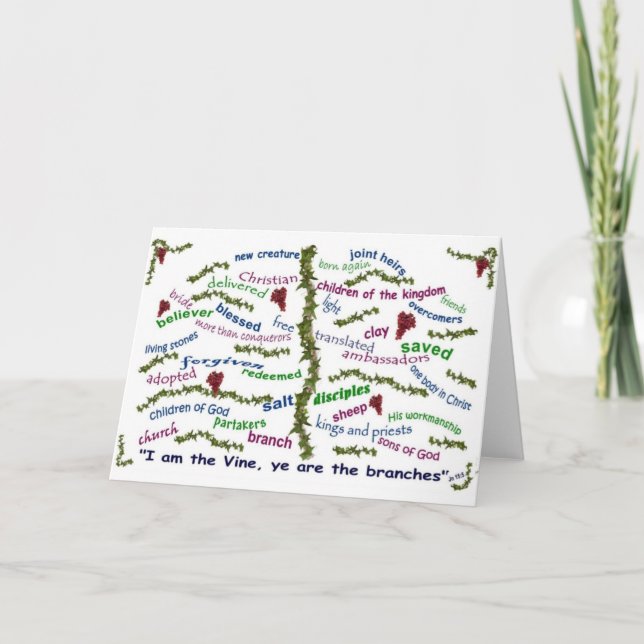 Carte Qui nous sommes en Christ (Devant)