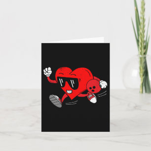 Carte Quilles de la Saint-Valentin pour garçons drôles d