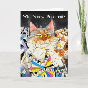 Carte Quoi de neuf Pucci-cat ?