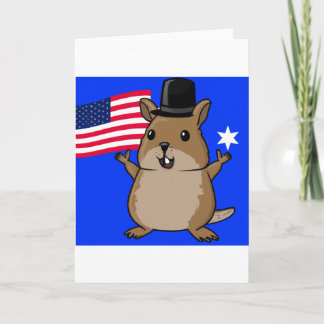 Carte Quokka patriotique