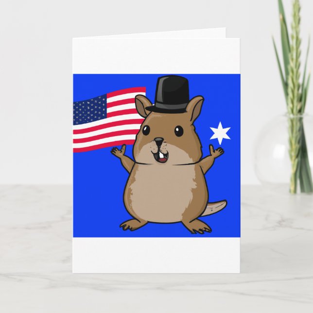 Carte Quokka patriotique (Devant)