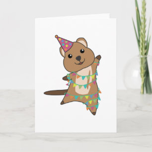 Carte Quokka Souhaite Bon Anniversaire À Vous Quokkas