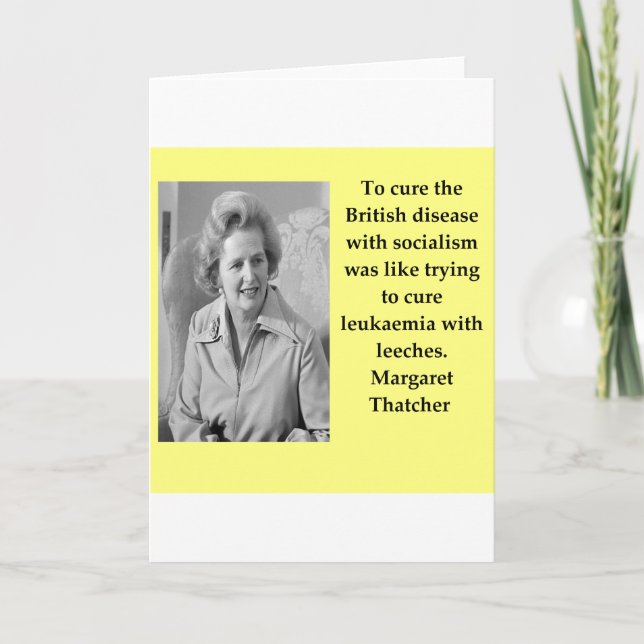 Carte Quota de Margaret Thatcher (Devant)