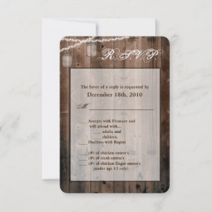 Carte R.S.V.P. 3,5x5 Mason Jar Lights Barne