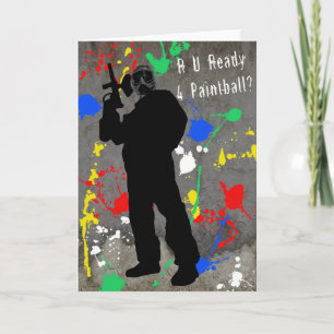 Carte R U préparent le Paintball 4 ?