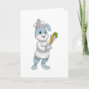 Carte Rabbit comme cuire à la carotte