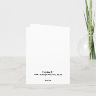 Carte Rabbit de Noël