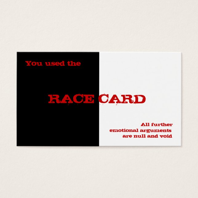 Carte Race (Devant)
