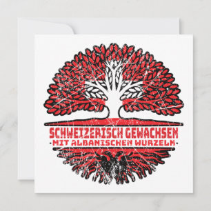 Carte Racines de l'arbre albanais Suisse