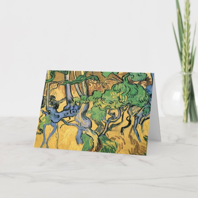 Carte Racines et troncs d'arbre par Vincent van Gogh (Devant)