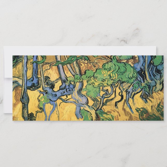 Carte Racines et troncs d'arbre par Vincent van Gogh (Devant)