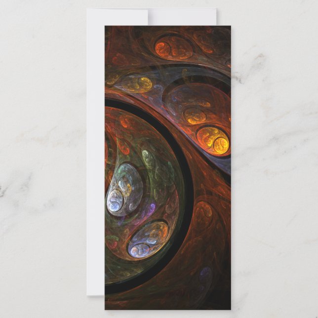 Carte Rack Art Abstrait de connexion fluide (Devant)