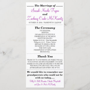 Carte Rack du programme de mariage Silhouettes sim
