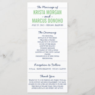 Carte rack du programme de mariage Silhouettes sim