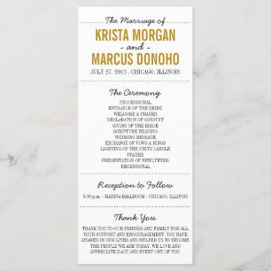 Carte rack du programme de mariage Silhouettes sim