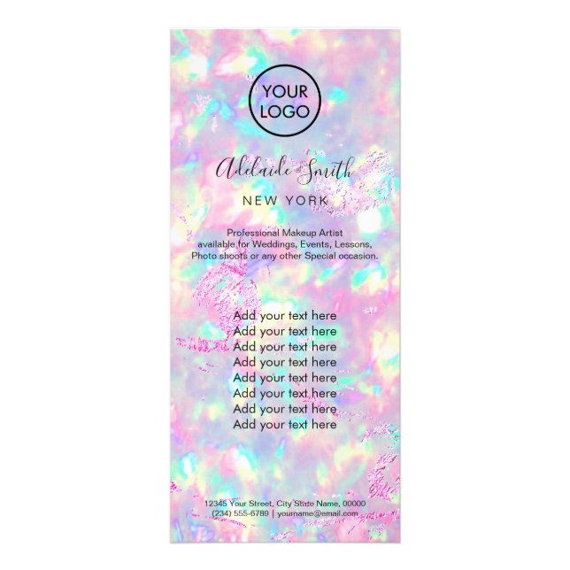 carte rack opale brillante (Devant)