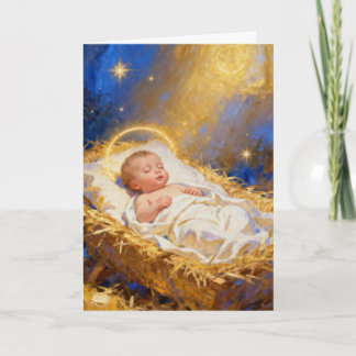 Carte Radiant Holy Night Christmas Card