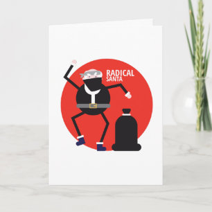 Carte Radical Sanata Funny Christmas Mate Card rouge
