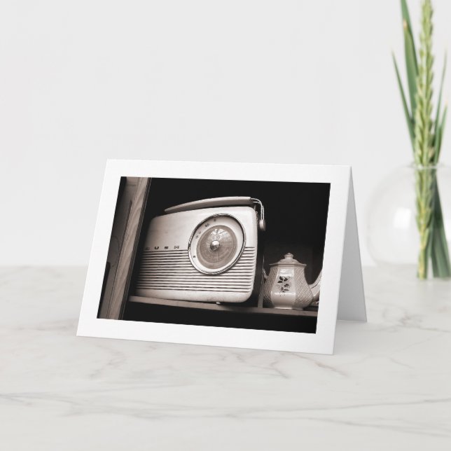 Carte Radio et Teapot (Devant)