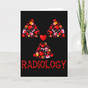 Carte Radiologie Saint-Valentin Cœurs Mignon Radiologue 