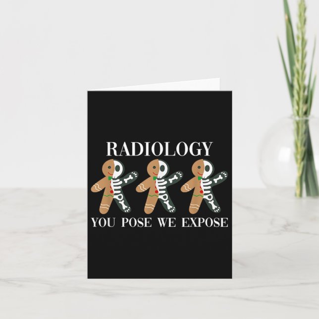 Carte Radiologie Vous Posez Nous Exposons Squelette en P (Devant)