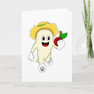 Carte Radis en cultivateur avec des fruits