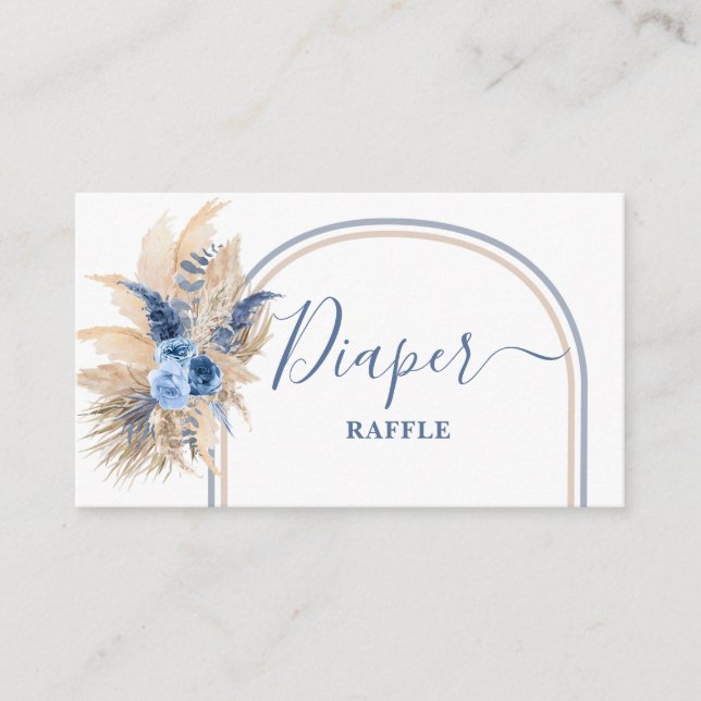 Carte Raffin Pampas Grass Boy Diaper (Devant)