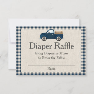 Carte Raffin Rustic Blue Truck