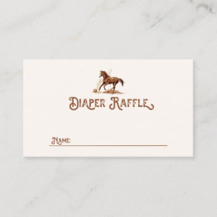 Carte Raffin Western Horse Diaper